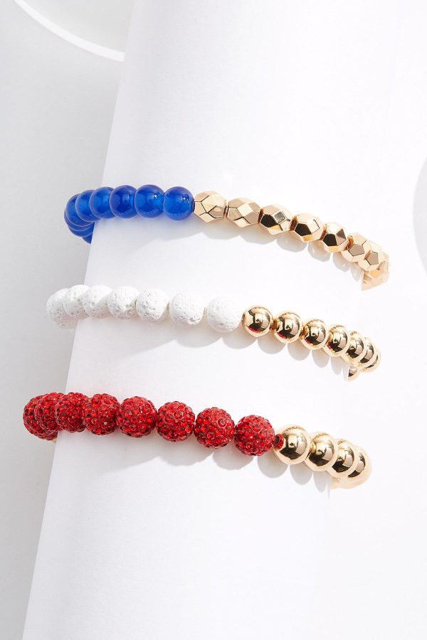 Americana Stretch Bracelet Set