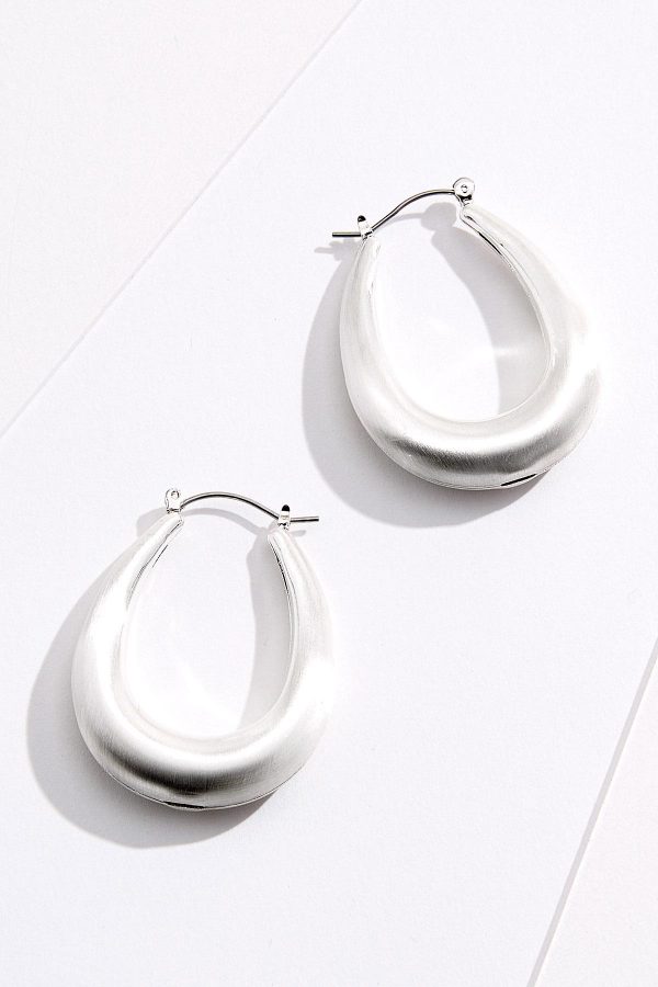 Bubble U-Shape Hoop Earrings