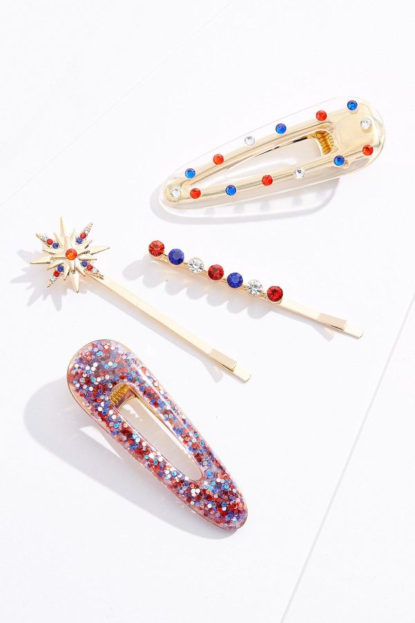 Americana Mixed Hair Pin Set