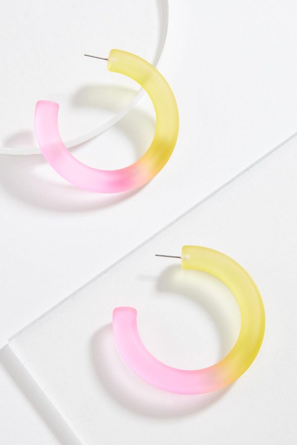 Ombre Hoop Earrings