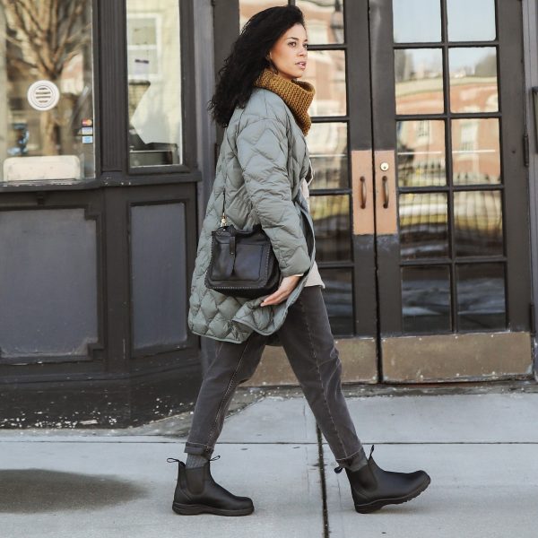 Black Premium Waterproof Leather Chelsea Boots - Image 6