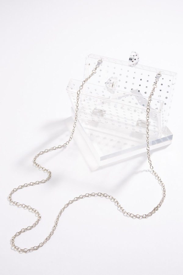 Acrylic Jeweled Box Handbag - Image 2