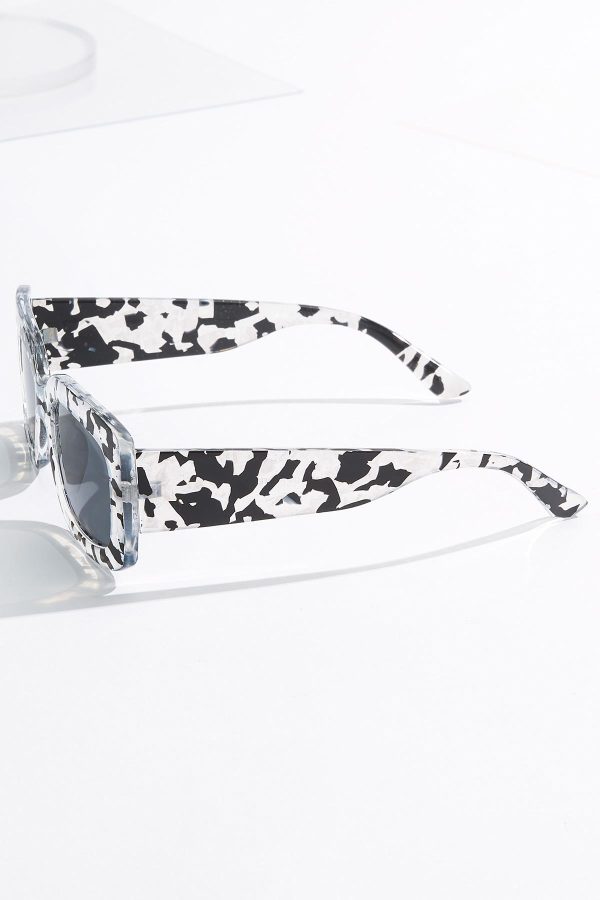 Black White Marble Sunglasses