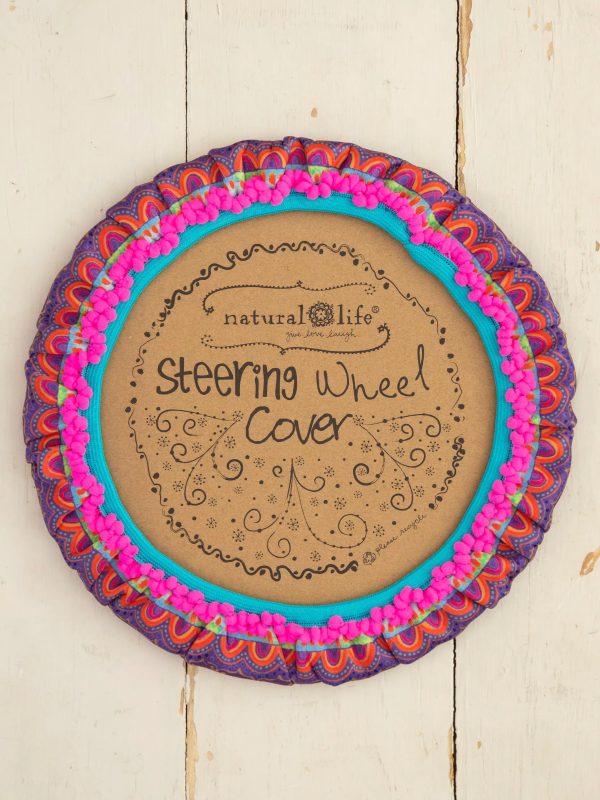 Steering Wheel Cover, 15" - Rainbow - Image 2