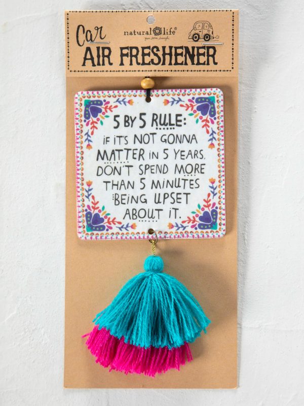 Car Air Freshener - 5 By 5 Rule - Image 2