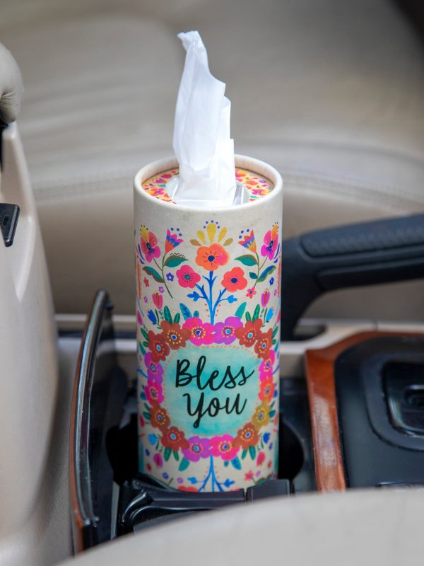 Car Tissues, Set of 3 - Bless You