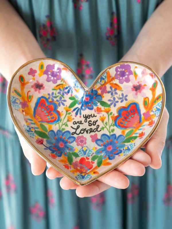 Artsy Ceramic Trinket Dish - You Are So Loved