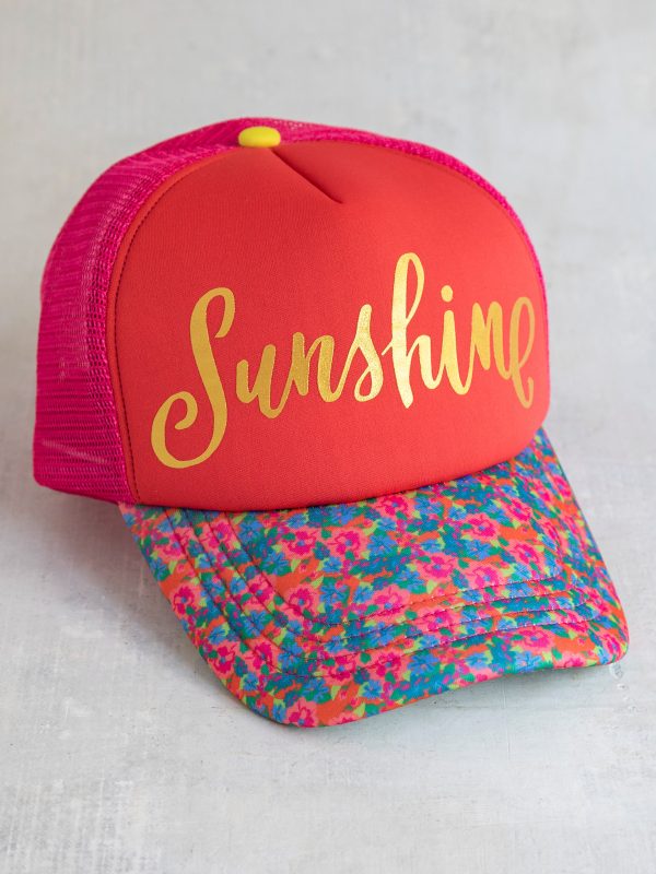 Adjustable Trucker Hat - Sunshine - Image 2