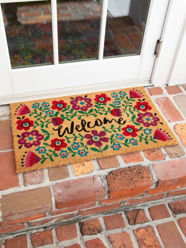 Bungalow Doormat - Welcome