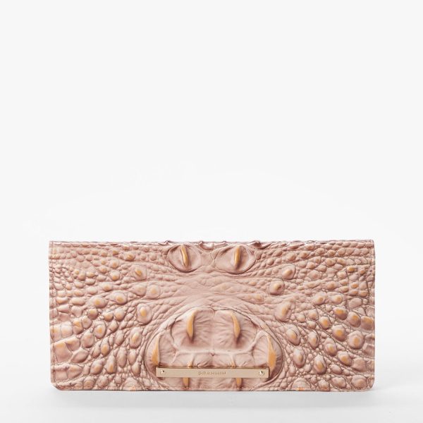 Adelle Leather Wallet | Chrysanthemum Ombre