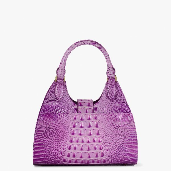 Adrian Leather Satchel | Lilac Essence - Image 6