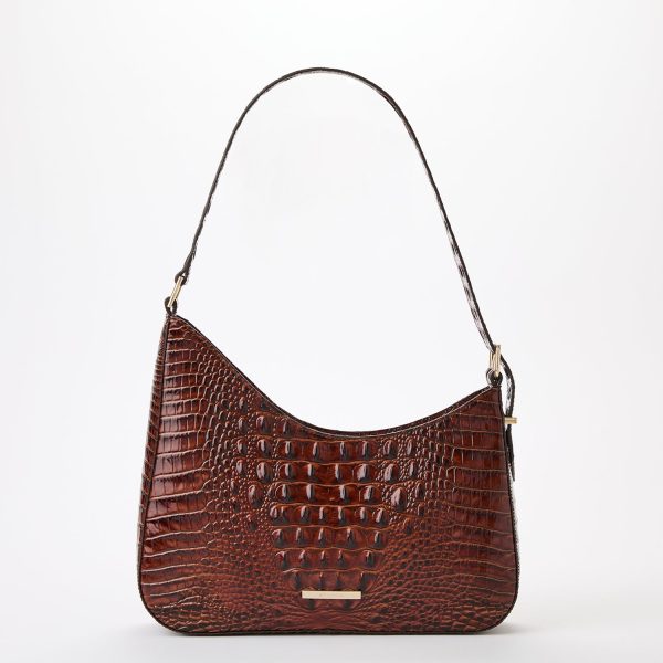 Abbott Leather Shoulder Bag | Pecan Melbourne