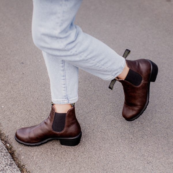 Brown Vegan Boots - Image 4